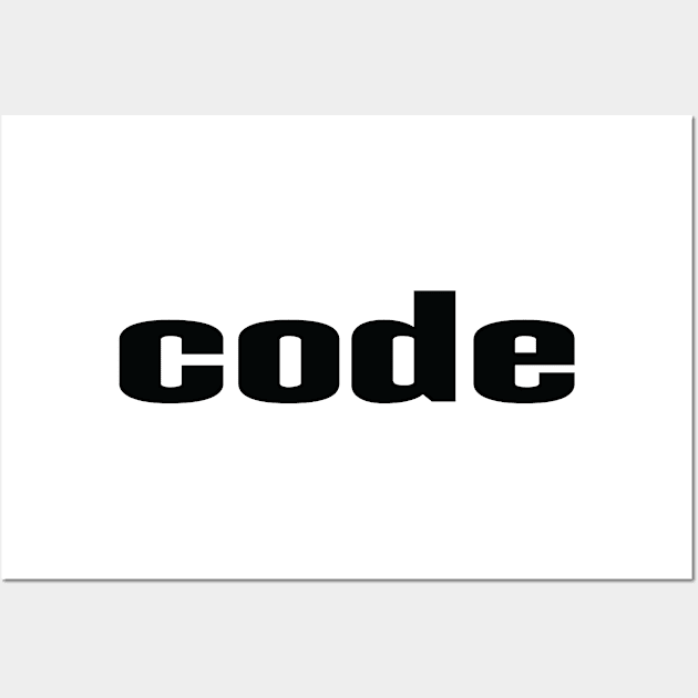 Code Wall Art by ProjectX23